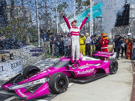 American Kyle Kirkwood Wins Th Acura Grand Prix Of Long Beach Long