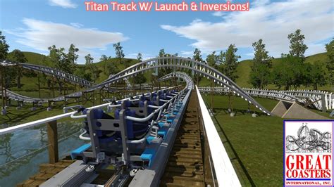 NoLimits 2 Launched GCI Titan Track Coaster W Inversions YouTube