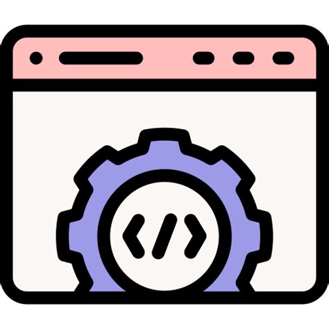 Computing Detailed Rounded Lineal Color Icon