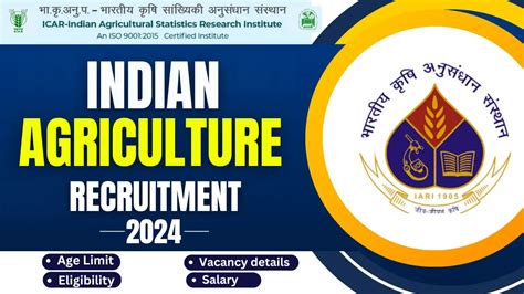 Indian Agriculture Recruitment Latest Notification Apply Online