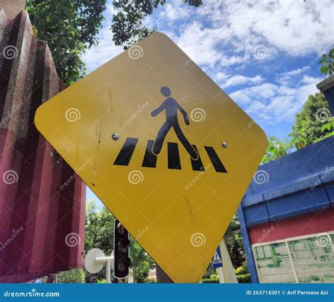 Pedestrian Crossing Sign Image Stock Image Image Of Signs Sign