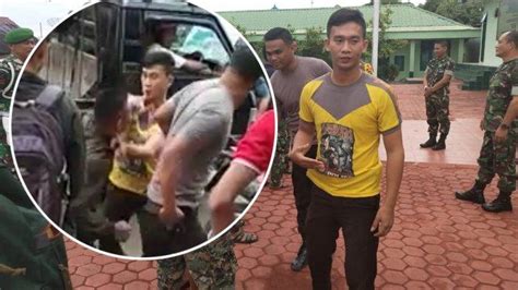 Video Dan Foto Perkelahian Tni Vs Polisi Di Nias Hingga Didamaikan Oleh