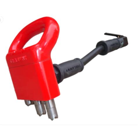 air tool trelawny pneumatic triple head scabbler  point head