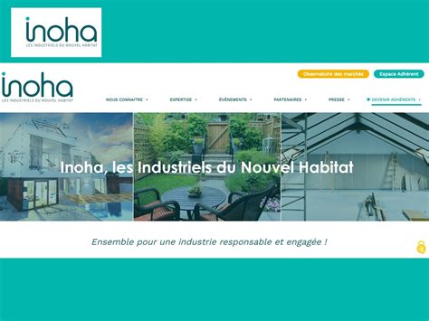 INOHA Les Industriels Du Nouvel Habitat Lance Une Nouvelle Version De