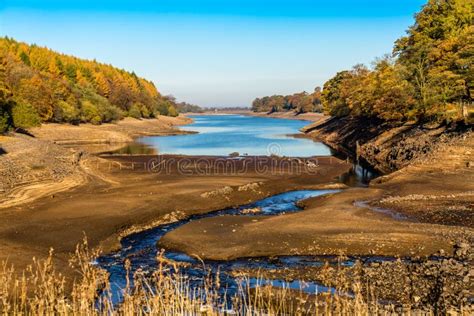 Low Reservoir Water Level Stock Image Image Of Reservoir 63749123