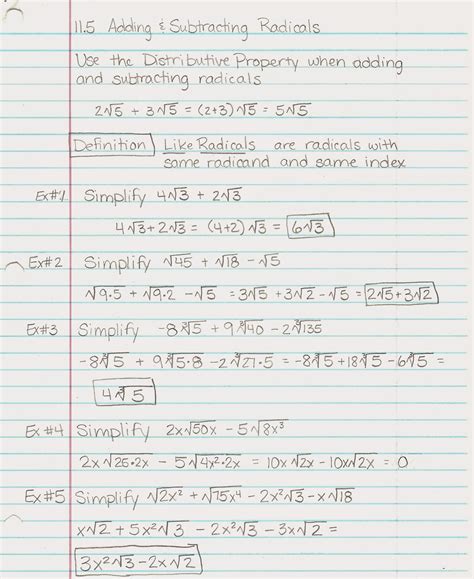 Algebra Alerts Algebra 1 And 2 Alg 1 Lesson 115 Notes And