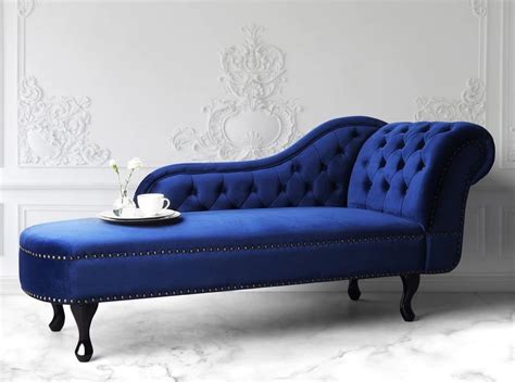 Blue Velvet Chaise Lounge at Rs 45000 | Chaise Lounge in Sohna | ID ...