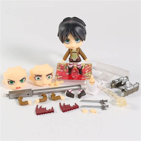 Jual Nendoroid Eren Yeager 375 Action Figure Attack On Titan Shopee