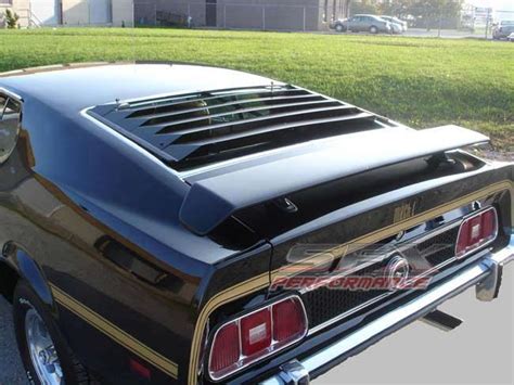 Aluminum Rear Window Louvers For Ford Mustang Fastback Astra