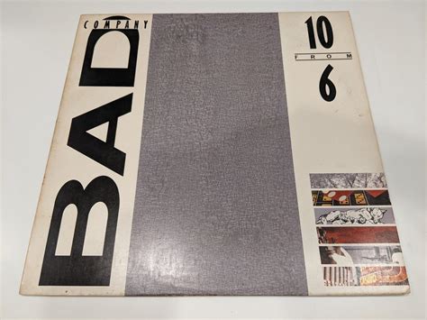 Bad Company 10 From 6 Vinyl Lp Greatest Hits Compilation Strong Vg