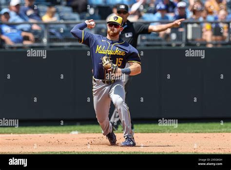 May 8 2024 Milwaukee Brewers Third Baseman Oliver Dunn 15 Throws