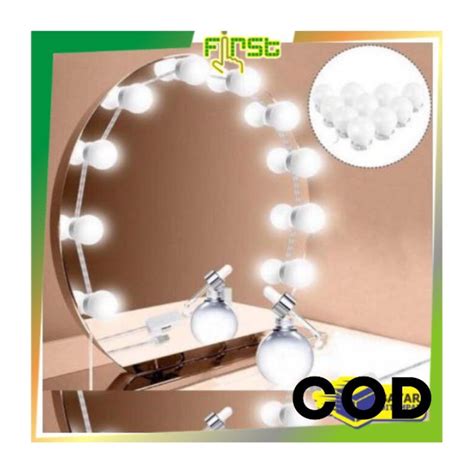 Jual Lampu Led Meja Rias Make Up Lampu Kaca Rias Vanity Mirror Light