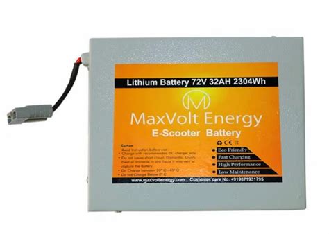 Lithium Ion 72v Maxvolt Energy E Scooter Battery At ₹ 55518 In Bhopal