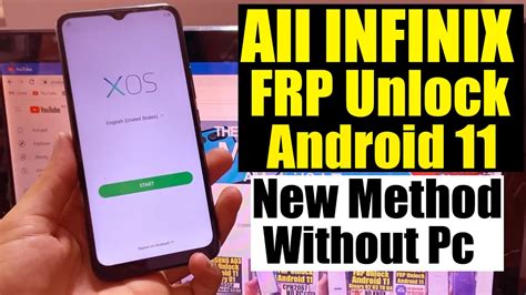 All Infinix FRP Bypass Android 11 Without Pc Infinix Smart 6 X6511b