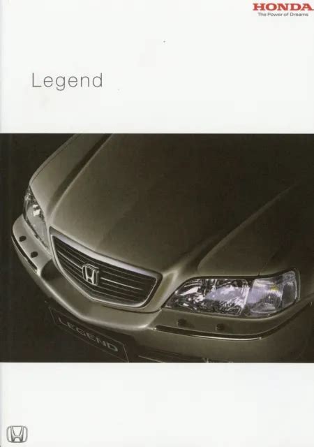 HONDA LEGEND PROSPEKT 2003 7 03 D Broschyr Brochure Catalog Catalogus