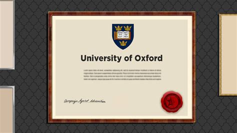 Oxford University Diploma