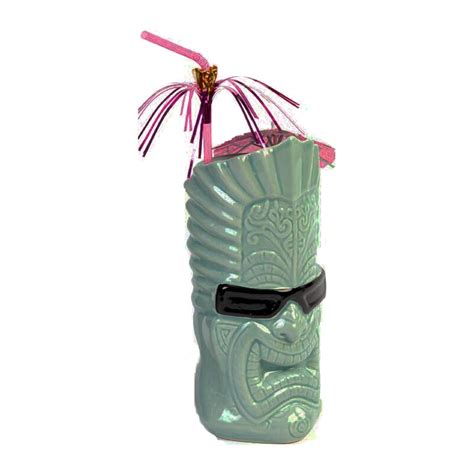 Biradl Grv Seramik Tiki Mug Kokteyl Barda Cc X Cm