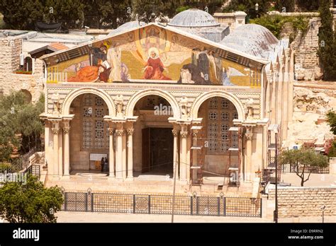 Israel Jerusalem Altstadt Ölberg Basilika der Qual oder der Kirche