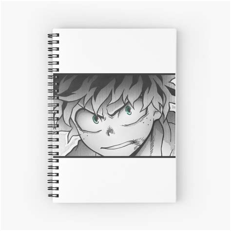 Izuku Midoriya Deku My Hero Academia Spiral Notebook For Sale By