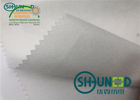 100 Cupro Smooth White Non Woven Fabric Breathable Non Woven