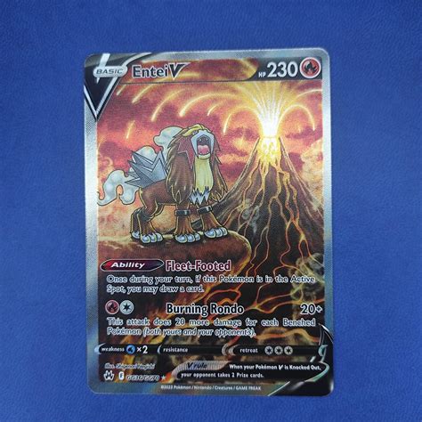 Pok Mon Karty Entei V Crown Zenith Aukro