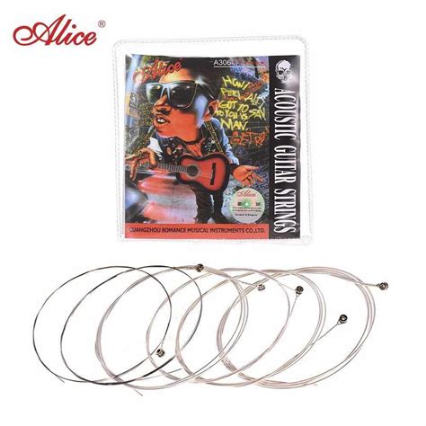 Alice A306 Series Acoustic Folk Guitar Strings Set Stainless Steel Wire