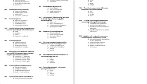 Ultrasound Physics SPI Exam Practice Test 500 Questions Etsy