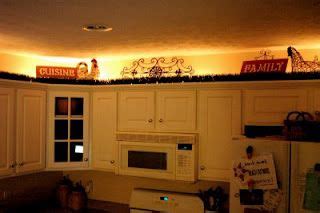 Rope Lights Above Cabinets In Kitchen Kitchen Ideas Style