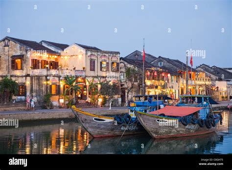 Asia Vietnam Hoi An Hoian Faifo Hoi An Old Town Waterfront