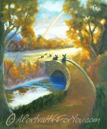 Rainbow Bridge Painting at PaintingValley.com | Explore collection of ...