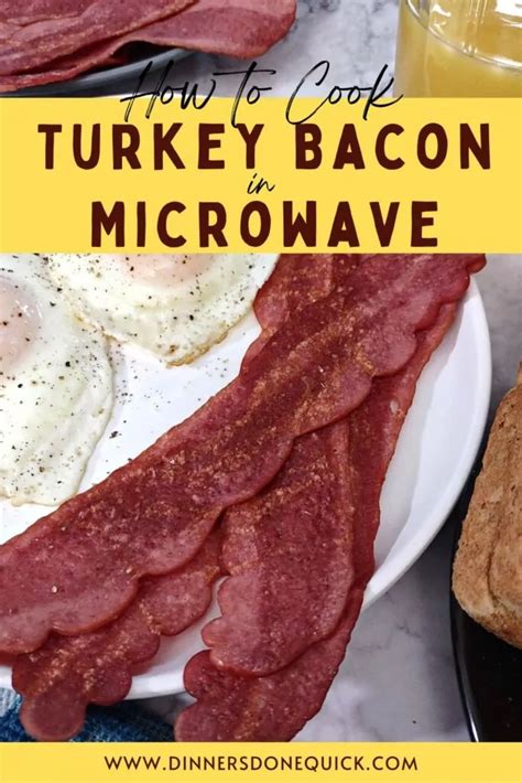 How To Cook Turkey Bacon In The Microwave Dinners Done Quick