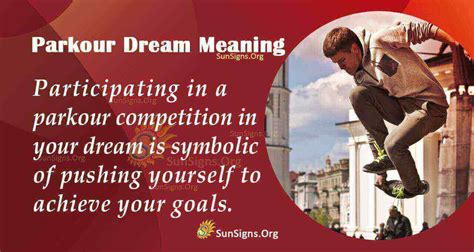 Parkour Dream Symbol Meaning Interpretation And Symbolism Sunsigns Org