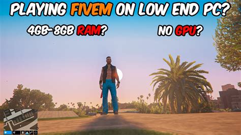 FiveM Ultra Low End PC FPS Pack 2024 No Lag Max FPS 8GB RAM 180