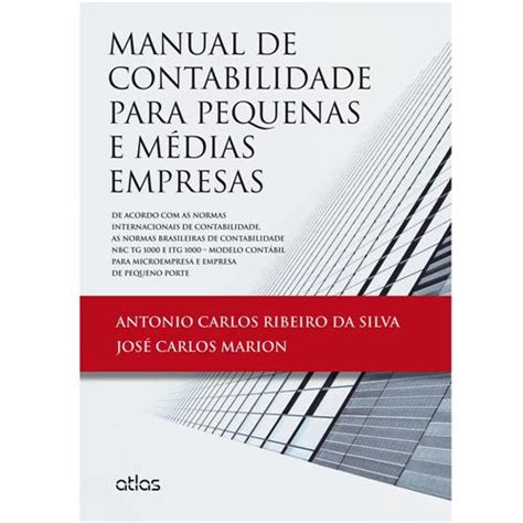 Livro Manual de Contabilidade para Pequenas e Médias Empresas