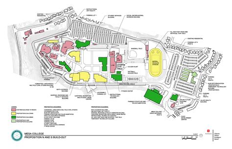 San Diego Mesa College Campus Map Map