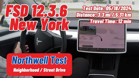 Tesla FSD Supervised V12 3 6 Test Northwell Health Ice Center YouTube