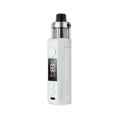 VOOPOO Drag S2 60W Pod System Pearl White Element Vape