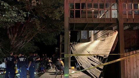 8 Injured After Deck Collapses At Camp Killoqua In Stanwood