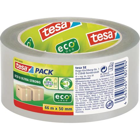 Tesa Packband Ecologo Eco Ultra Strong Transparent Mm X M Leise