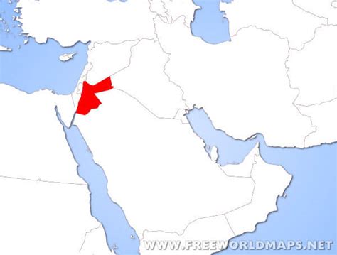 Where Is Jordan On The World Map - Show Me The United States Of America Map