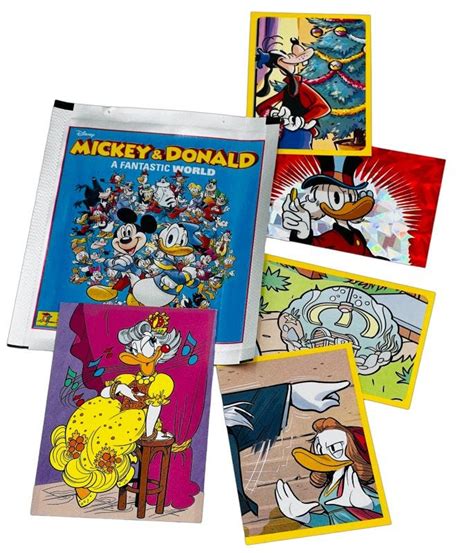 Micky Donald Eine Fantastische Welt Sticker Cards Panini