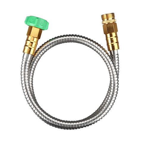 Beaulife 304 Stainless Steel Metal Short Water Garden Hose 1 Foot