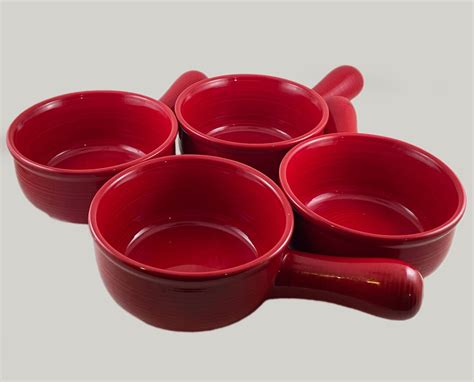 Set Of Le Tauci Soup Bowls With Handles Etsy