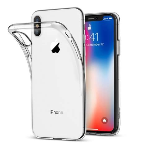 Funda Carcasa Transparente Suave Tpu Gel Ultra Fina Para Iphone X De