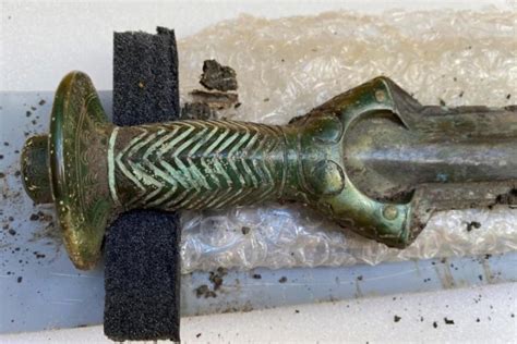 Extraordinarily Well Preserved 3000 Year Old Octagonal Sword Unearthed