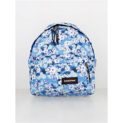 Sac à dos Eastpak padded pak r fleurs soft bleu wimod