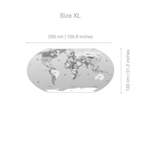 Mapa Mundo Curvo Decora O De Interiores Casadart Pt