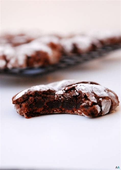 Christmas Chocolate Peppermint Crinkle Cookies Gluten Free And Vegan