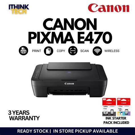 Canon Pixma E E Compact All In One Printer Print Scan Copy Aio