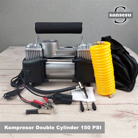 Jual Pompa Ban Bus Truk Kompresor Compressor Double Cylinder V